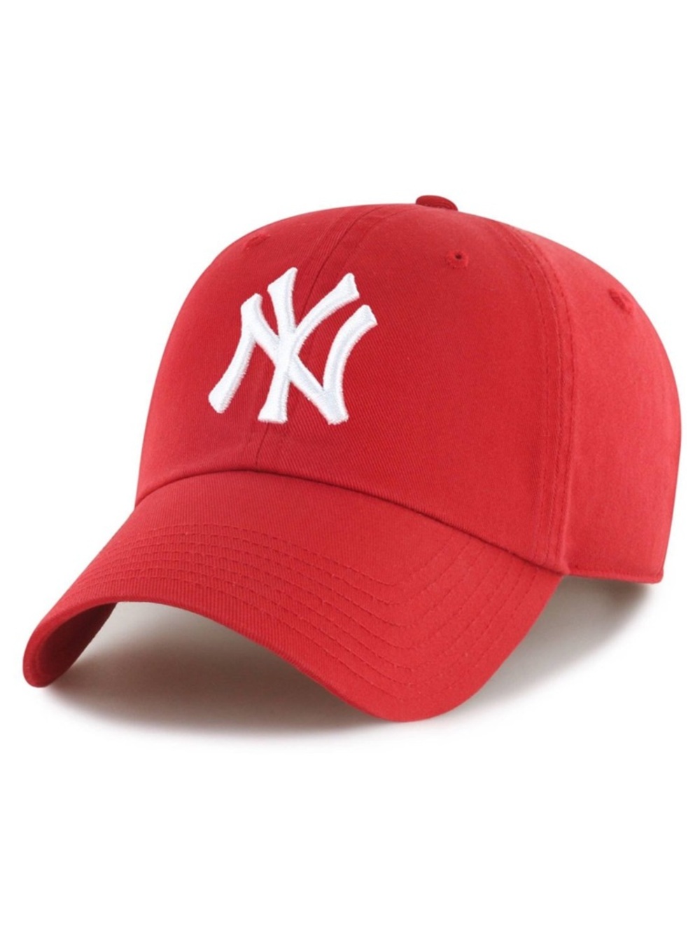 *NWT* New York Yankees Red Baseball Cap with White Logo
